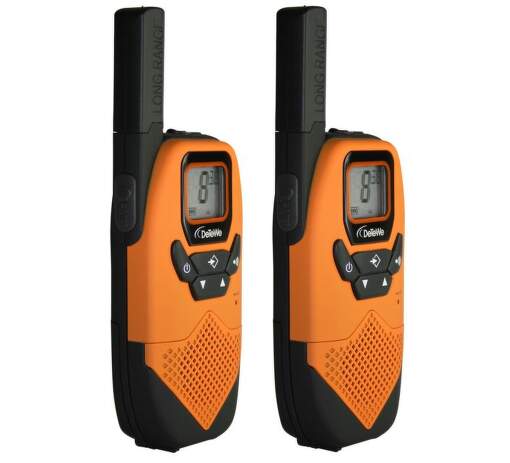 DeTeWe Outdoor 8000 Duo Case oranžová, vysílačka