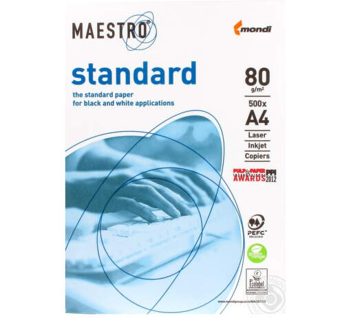 Maestro A4, standard 80g, 500ks - kancelářský papír