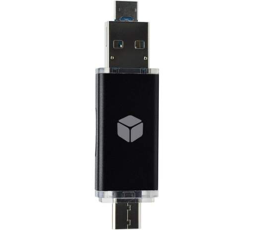 Sturdo USB-C 3v1 čtečka karet Micro SD, černá
