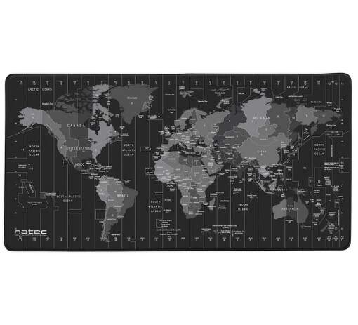 Natec Time Zone Map Maxi