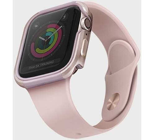 UNIQ Valencia pouzdro pro Apple Watch 40 mm, růžová