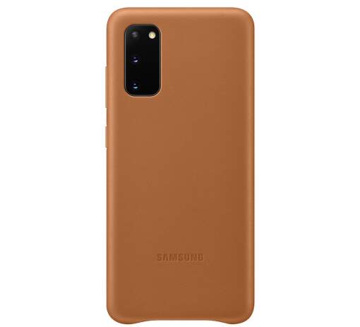 Samsung Leather Cover pouzdro pro Samsung Galaxy S20, hnědá