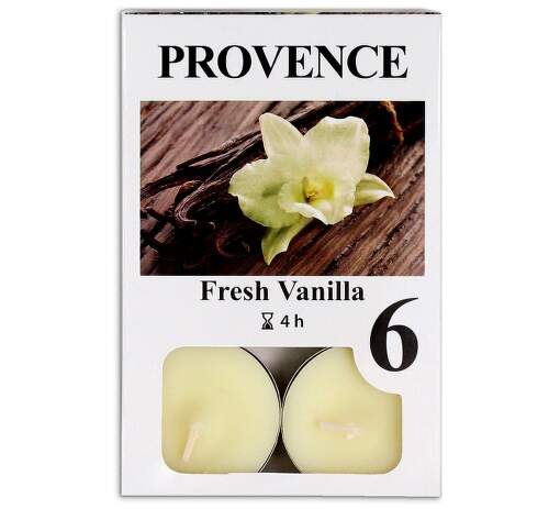 Provence Vanilka vonná svíčka 6ks