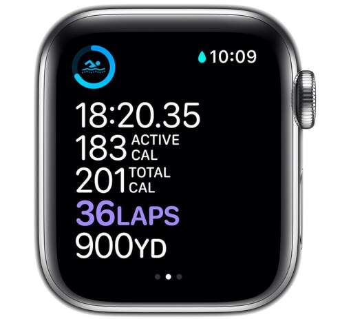 Apple Watch Series 6 GPS + Cellular 40 mm stříbrná ocel se