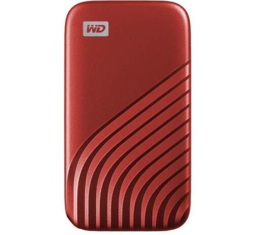 WD My Passport SSD 500GB USB-C červený
