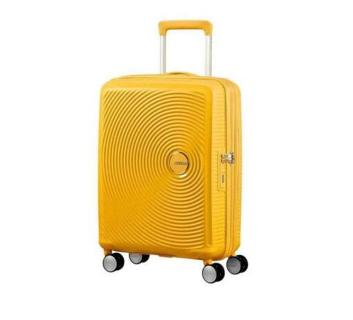American Tourister Soundbox Spinner 55 žlutý
