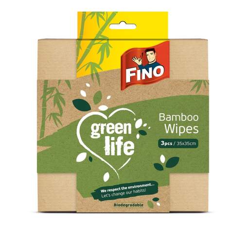 Fino Green Life bambus prachovka 3ks.1