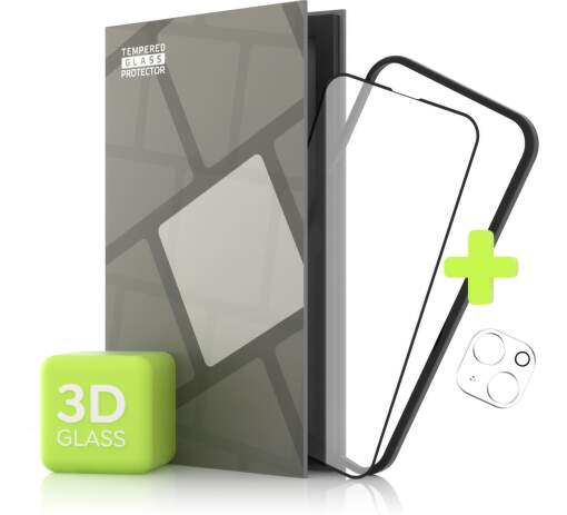 Tempered Glass Protector Case Friendly 3D ochranné sklo pro Apple iPhone 13 mini + sklo na kameru