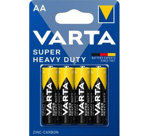 VARTA Super Heavy Duty AA 4 ks