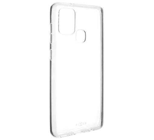 Fixed silikónové puzdro pre Samsung Galaxy A21s transparentné