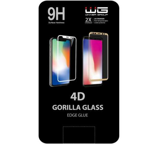 Winner 4D Edge Glue tvrdené sklo pre Huawei P50 Pro čierne