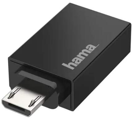 Hama Micro USB/USB-A (OTG) redukce černá