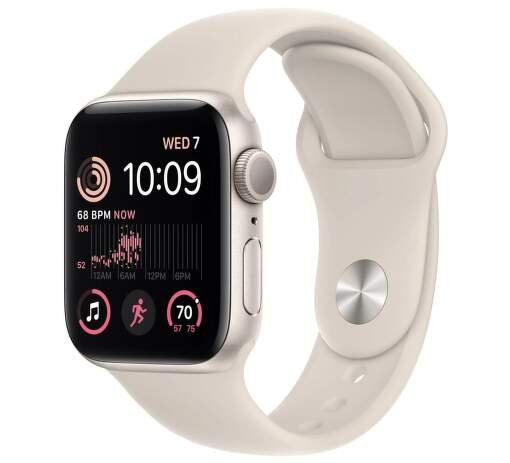 Apple Watch SE 2022 GPS 40 mm hvězdně bílý hliník