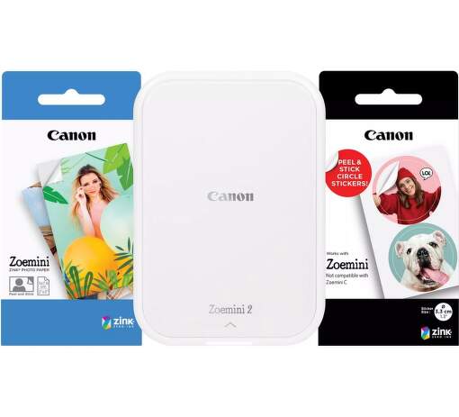 Canon Zoemini 2 bílá + 30ks fotopapírů