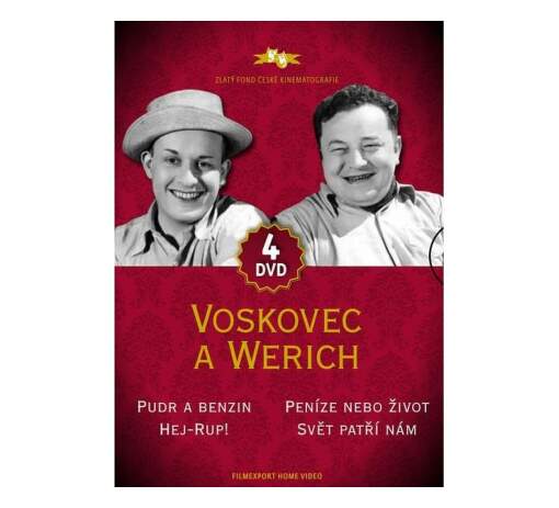 DVD F - Voskovec a Werich (4 DVD)