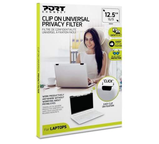 Port Connect Privacy Filter 2D 12,5" Clip On