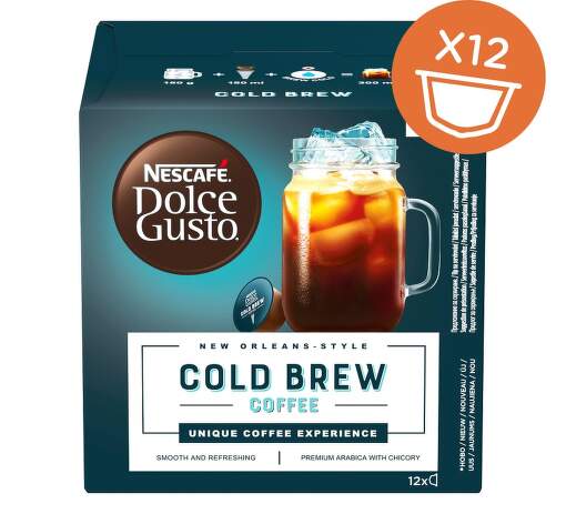 Nescafé Dolce Gusto Cold Brew kapsulová káva (12ks)