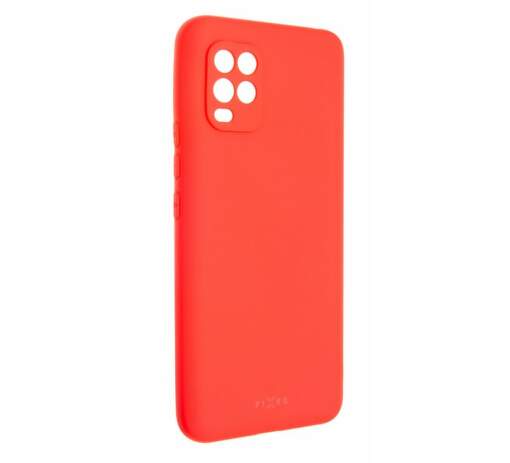 Fixed gumové puzdro pre Xiaomi Mi 10 Lite červené