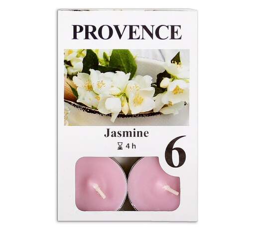 Provence Jasmín vonná svíčka 6ks