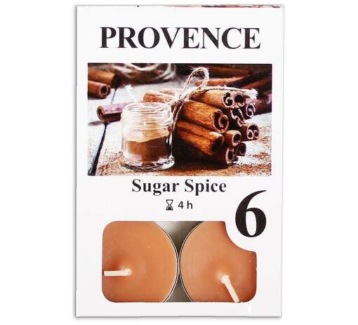 Provence Sladké koření vonná svíčka 6ks