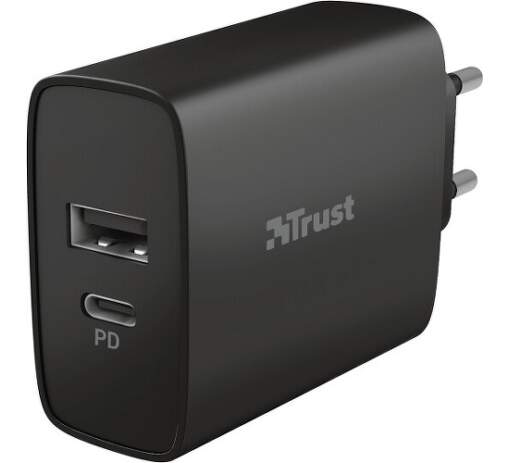 Trust Qmax 30W Ultra-Fast USB-C/USB PD černá