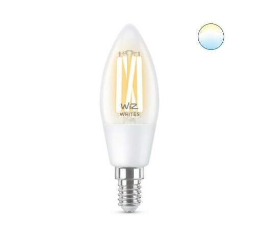 WiZ Tunable White 4,9W (40W) E14 C35 Filament žiarovka.1