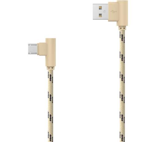 Mobilnet datový kabel USB/Micro USB 2 m zlatý