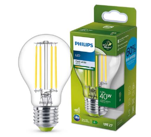 Philips 2,3W (40W) E27 4000K LED žiarovka