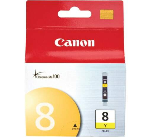 CANON CLI-8 Y, YELLOW Ink Cartridge, BL SEC