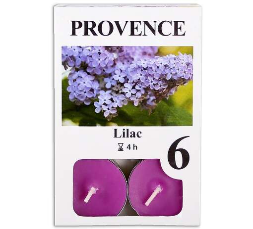 Provence Šeřík vonná svíčka 6ks