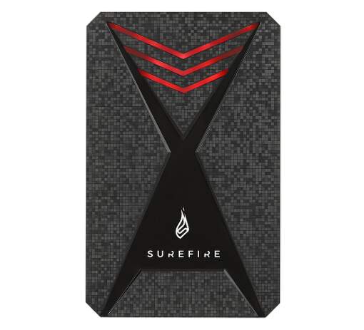 SureFire Gaming Bunker SSD USB 3.2 Gen 1 1TB Black