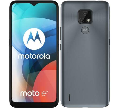 Motorola Moto E7 32 GB sivý
