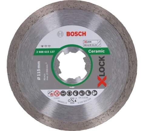 Bosch Professional X-lock diamantový řezací kotouč 115 × 22,23 × 1,6 × 7