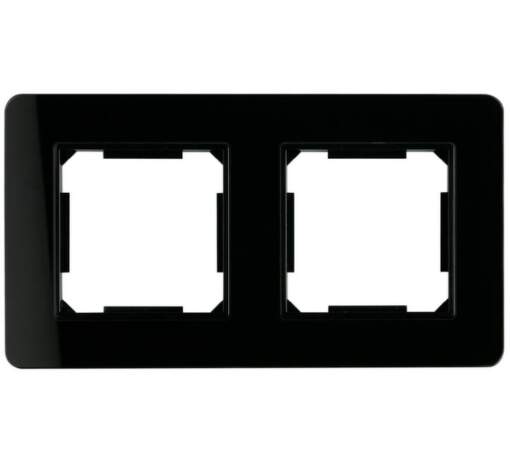 DPM QAD1002GB černý skleněný dvojrámeček